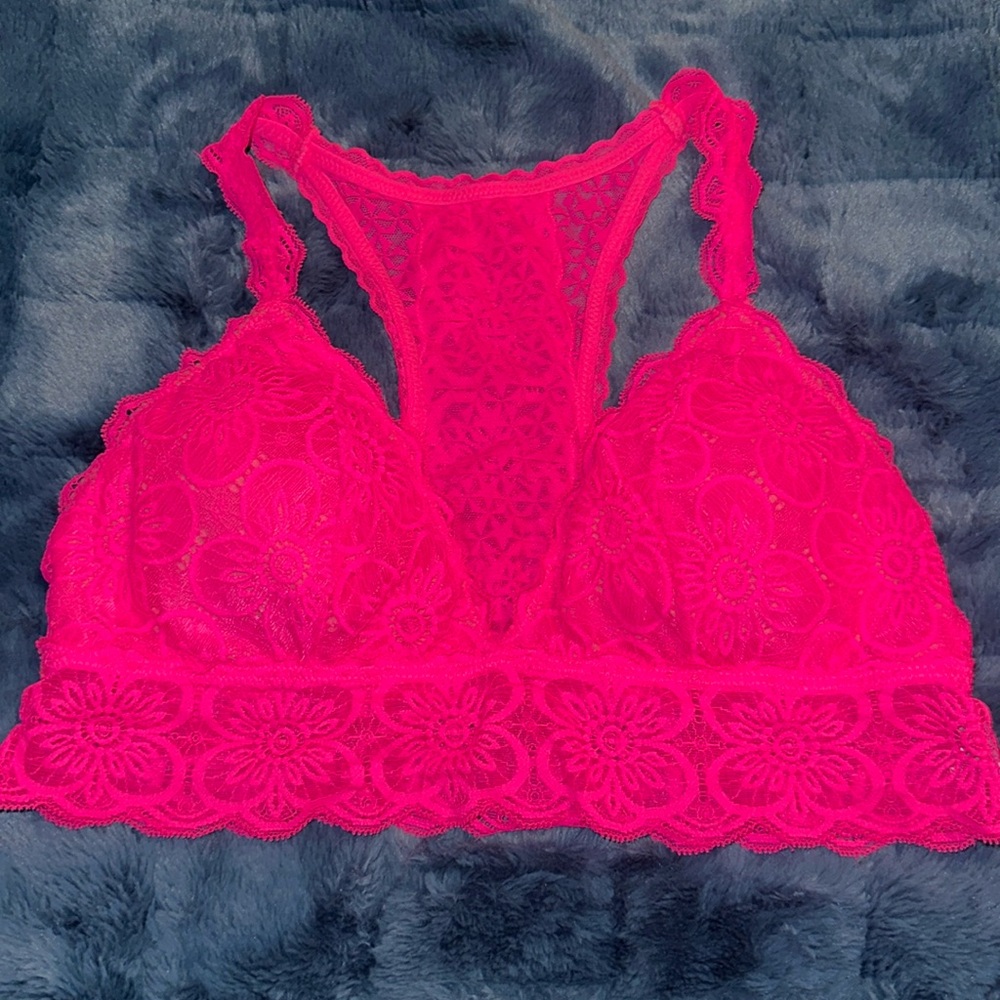 Aerie BNWOT neon pink bra